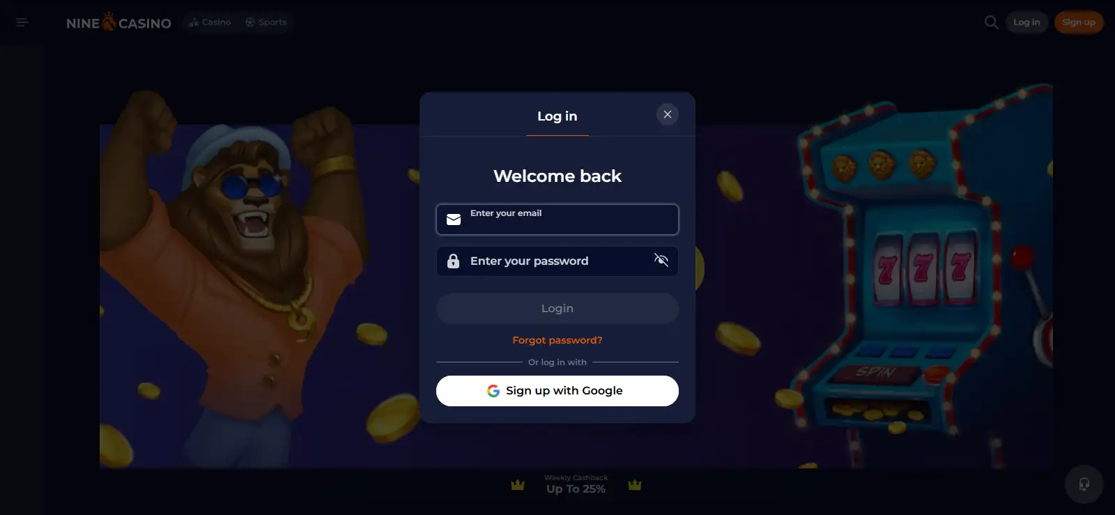 NineCasino Account Guide: Registration, Login and Verification